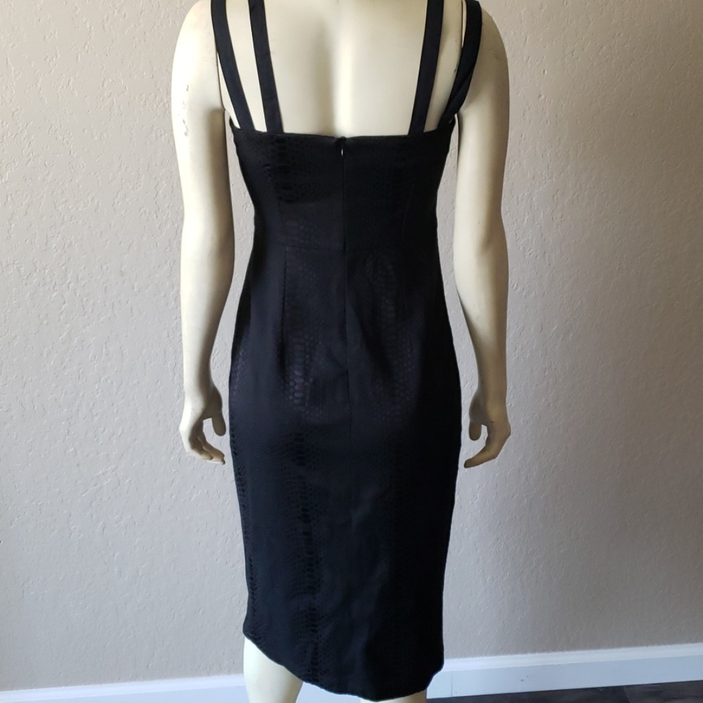 Dolce & Gabbana black snake skin dress 38 4 - Picture 4 of 6